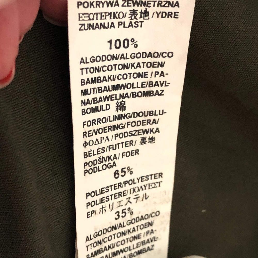 Zara Basic Olive Utility Jacket - image 2